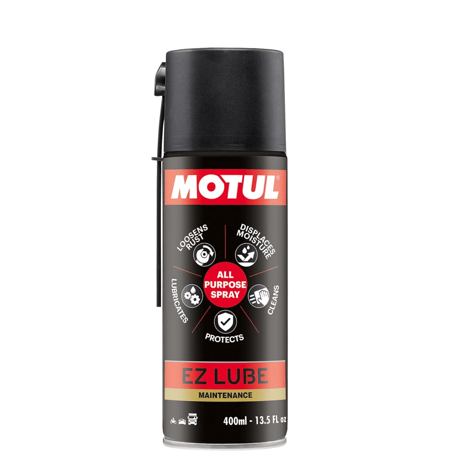 MOTUL EZ Lube, Multi-Purpose Spray Cleaner, Ideal for Home, Car & Bike EZ LUBE MAINTENANCE Chain Oil (400 ml, Pack of 1)