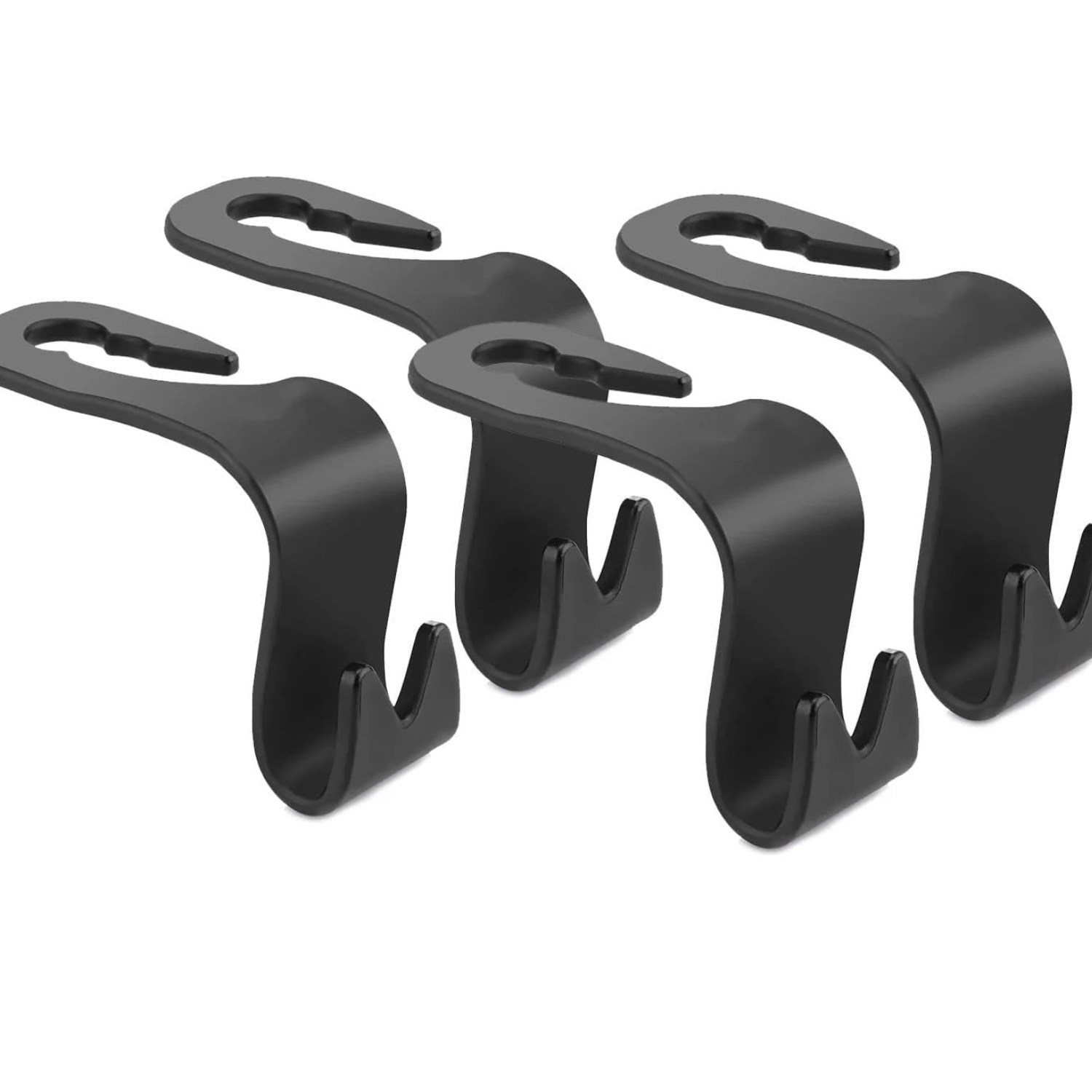 Car Headrest Hook – Heavy-Duty Back Seat Organizer Internal Hook for Purses, Bags, and Groceries (Set of 4)