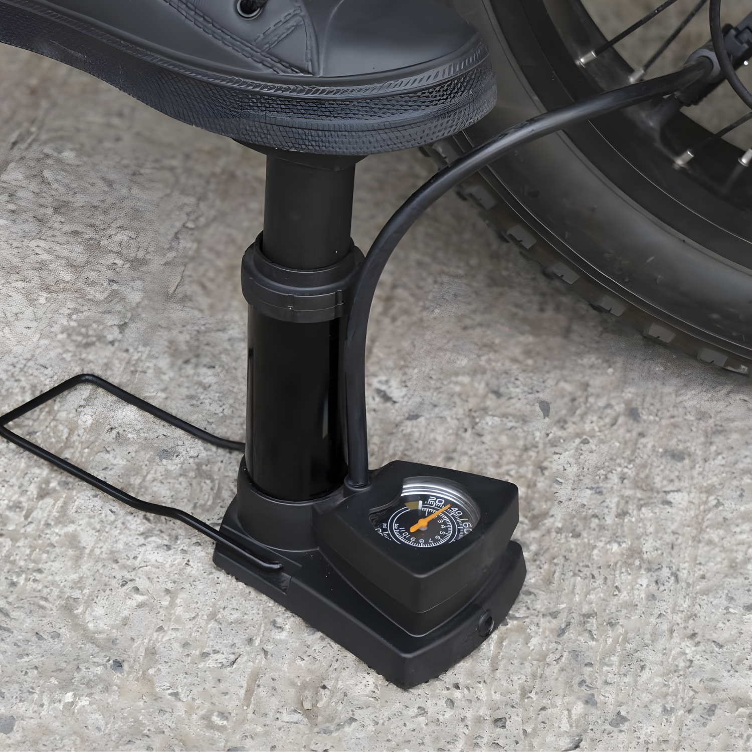 InflateX Bike Tyre Inflator – Foot Pump
